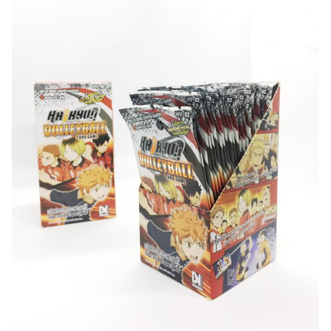 Bộ cờ bóng chuyền Haikyu - Hộp cờ mở rộng HV-02 - 24 gói/hộp