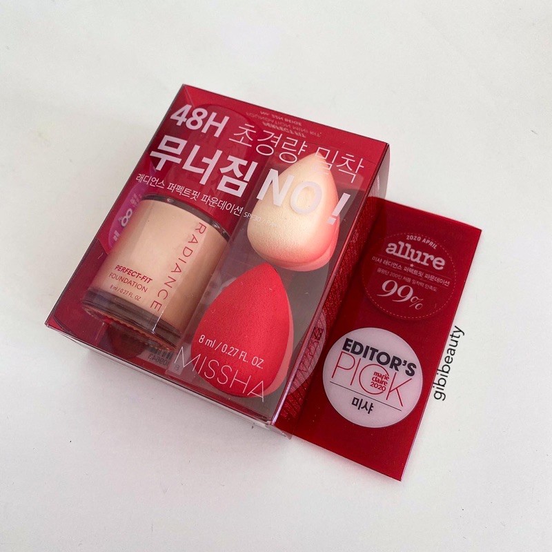 Set kem nền 𝐌𝐈𝐒𝐒𝐇𝐀 𝐫𝐚𝐝𝐢𝐚𝐧𝐜𝐞 𝐩𝐞𝐫𝐟𝐞𝐜𝐭 𝐟𝐢𝐭 𝐟𝐨𝐮𝐧𝐝𝐚𝐭𝐢𝐨𝐧 𝐦𝐢𝐧𝐢𝐬𝐢𝐳𝐞 𝟖𝐦𝐥