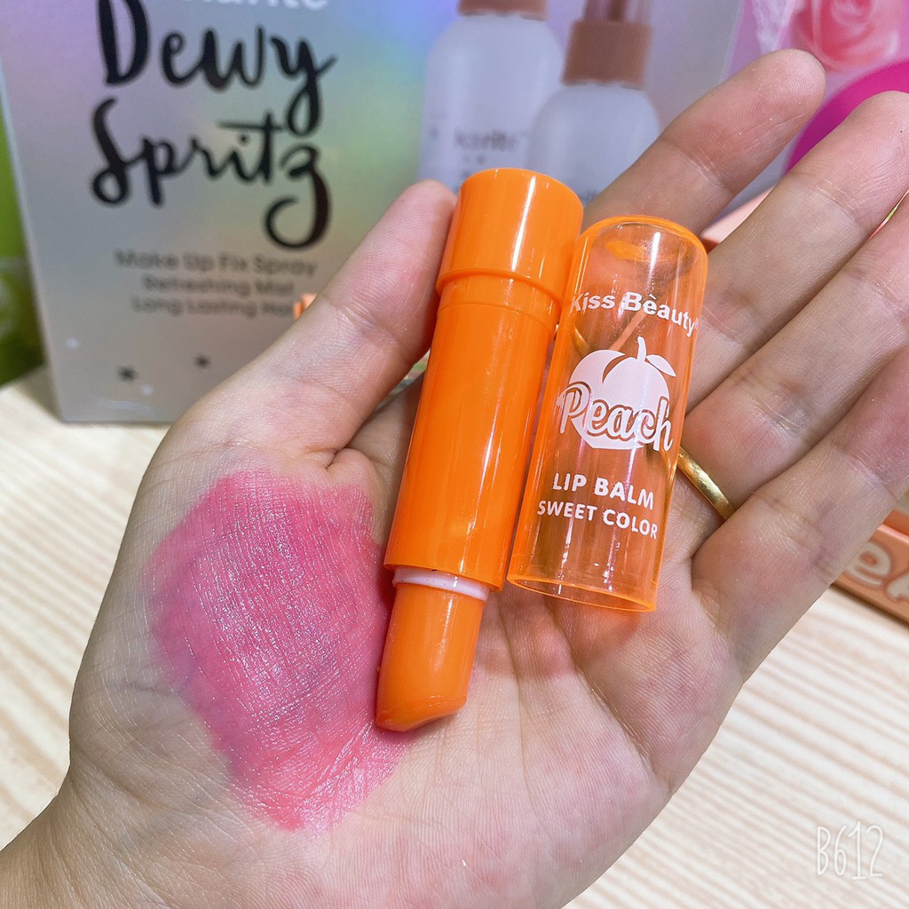Son dưỡng cam đào kissbeauty K402