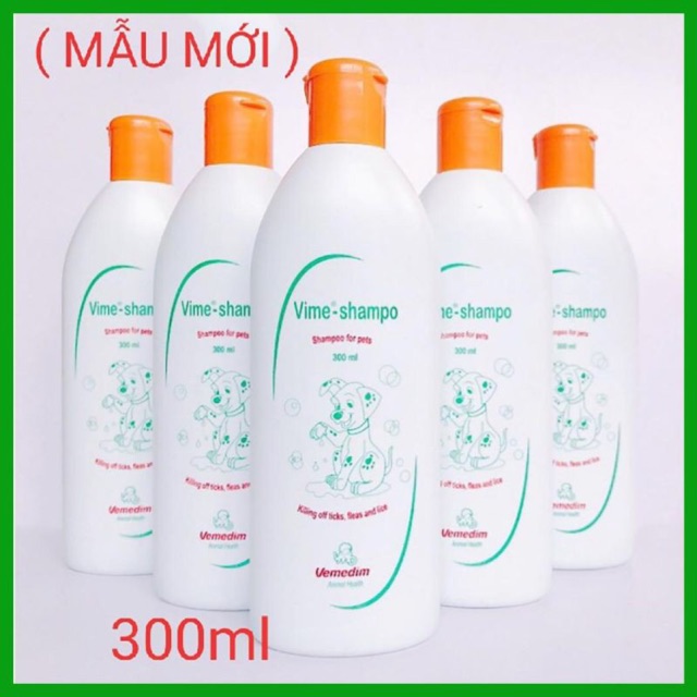 Combo 2 Chai Sữa Tắm Diệt Ve, Rận, Bọ Chét Trên Chó Mèo &amp; Thú Cảnh 300 Ml