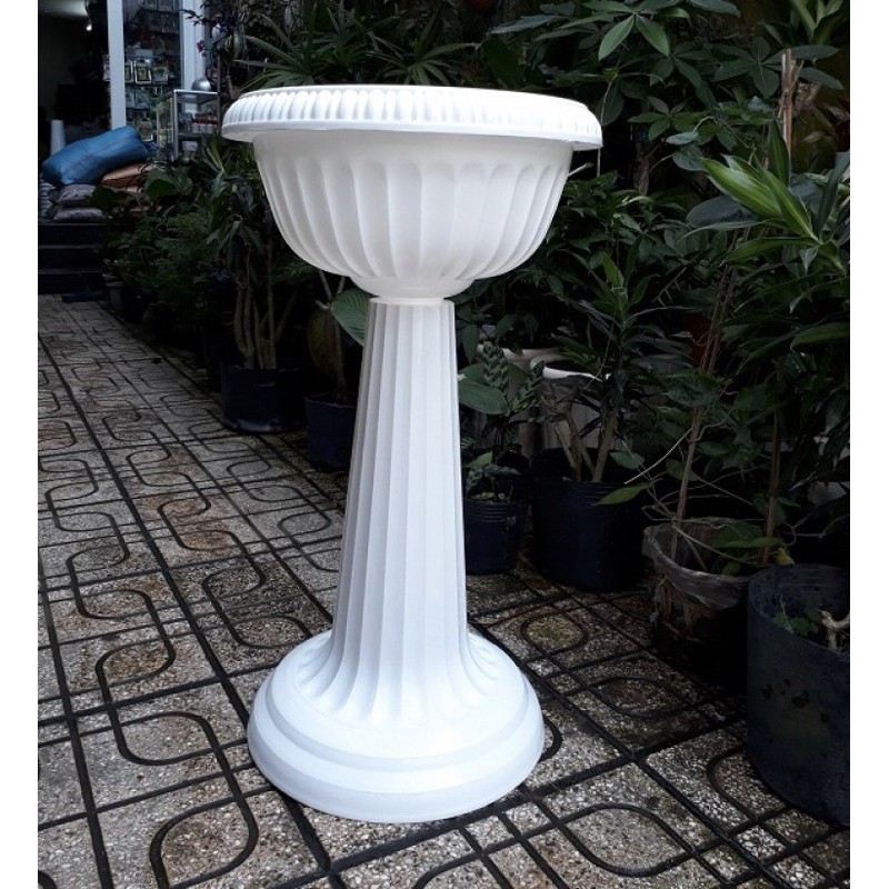 CHẬU NHỰA CHÂN ĐẾ CAO DK 45cm cao 78cm
