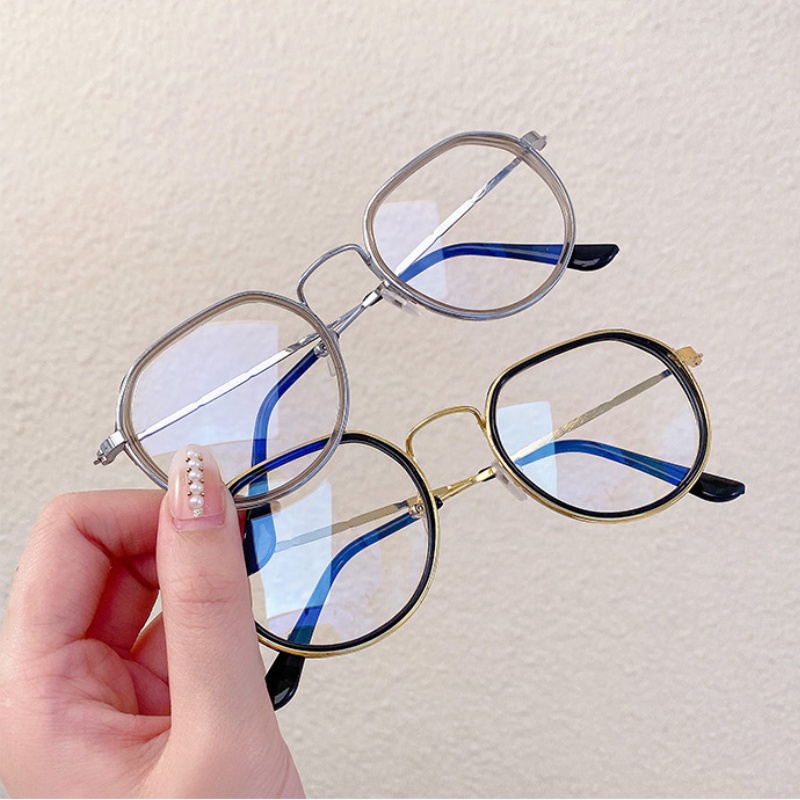 Mắt Kính Chống Ánh Sáng Xanh Thời Trang Hàn Quốc Cho Nữ