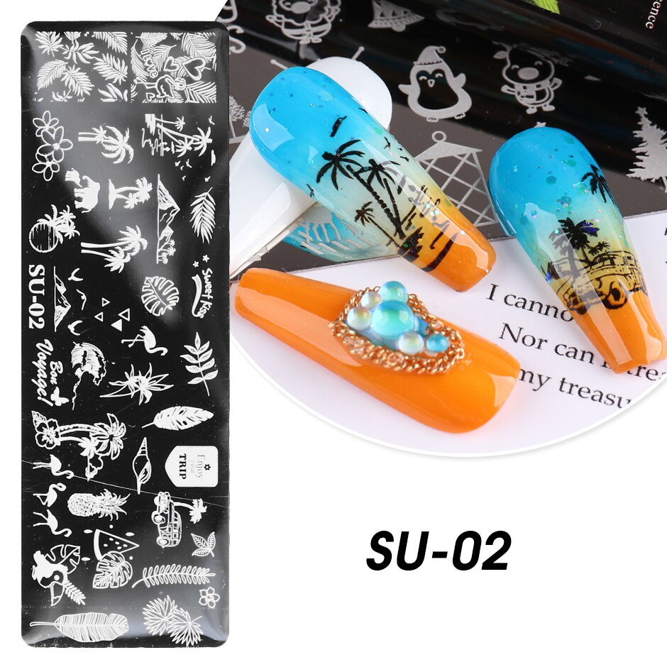 [Hàng mới về] Khuôn dập nổi trang trí móng tay nghệ thuật họa tiết tùy chọn