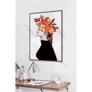 Tranh dán tường 3D Cô Gái MS732129