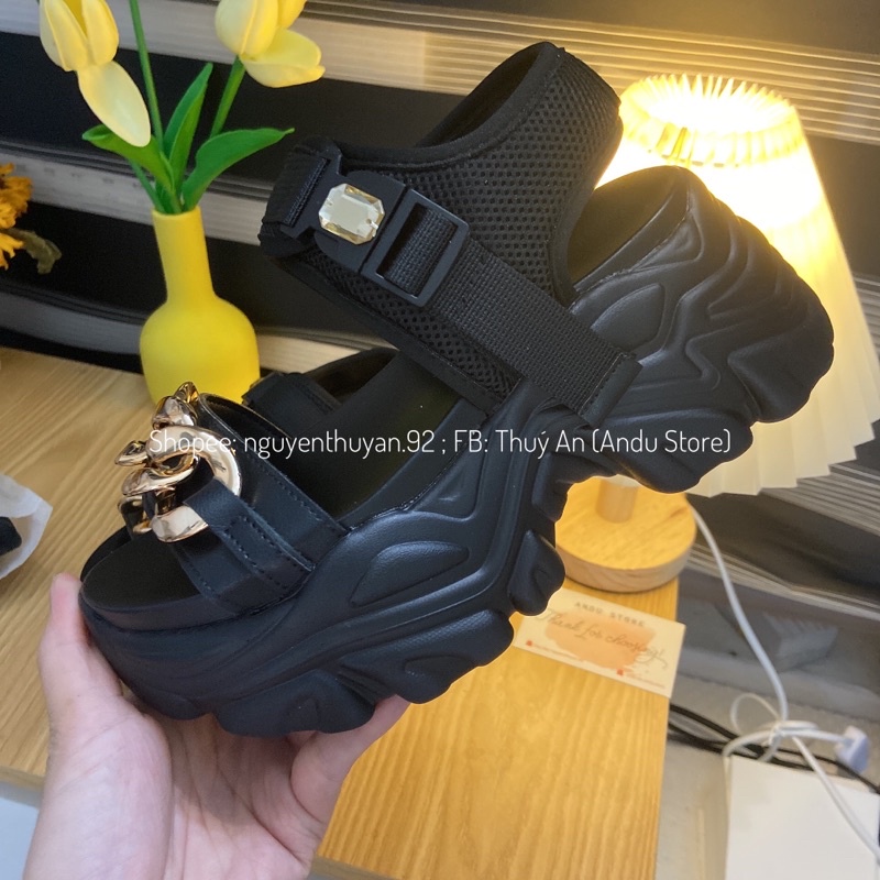 Sandal xích đế bánh mì cao 7,5cm ⚡️ANDUSTORE⚡️