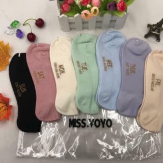 Combo tất tuần 7 đôi cho nữ