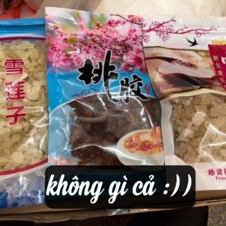 Combo nhựa đào tuyết yến tuyết liên tử kỷ tử long nhãn