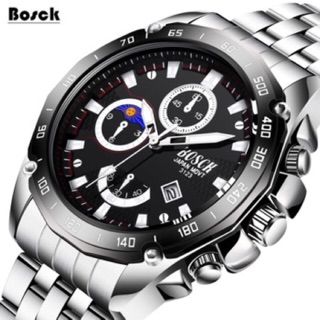 Đồng hồ nam dây thép Bosck 3123 [Fullbox]