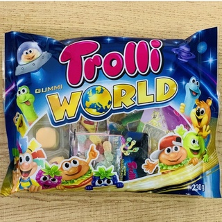 1 bịch Kẹo Dẻo Tổng Hợp Trolli Gummi World 230gr Đức