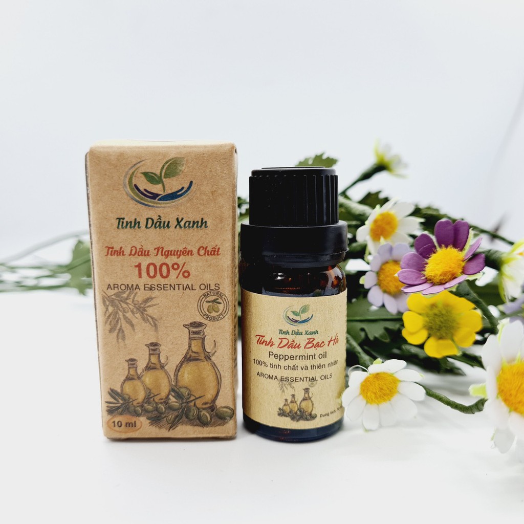 Tinh Dầu Bạc Hà Thiên Nhiên 10ML Nguyên Chất/ Tinh dầu xanh