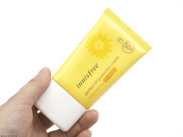 Kem Chống Nắng #Innisfree Perfect UV Protection Cream Long Lasting For Dry Skin Spf50+ Pa+++