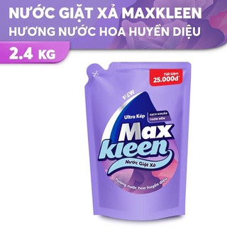 Túi nước giặt Max kleen Hương Nước Hoa 2,4kg