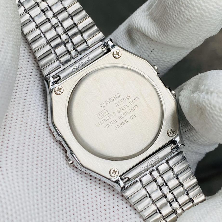 Đồng hồ nam jp casio A158-159 full box điện tử chống nước siêu đẹp, thời thượng, trẻ trung, cá tính | BigBuy360 - bigbuy360.vn