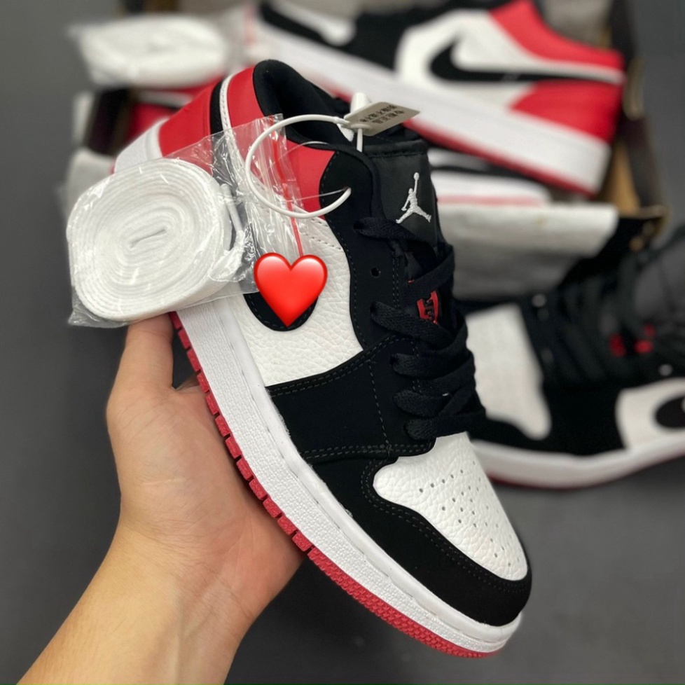 [FREE SHIP] [FREE SHIP] Giày Sneaker JD Low Trắng Đỏ Đen Giày Thể Thao Nam Nữ Thấp Cổ Full Phụ Kiện | BigBuy360 - bigbuy360.vn