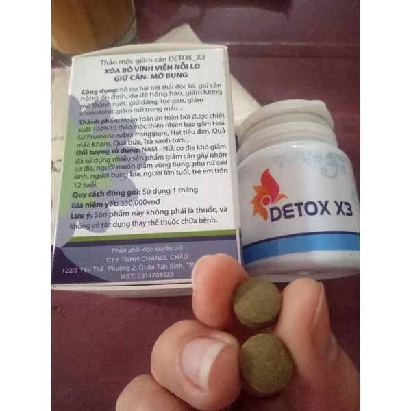 1 Hộp Thải Độc x3 detox