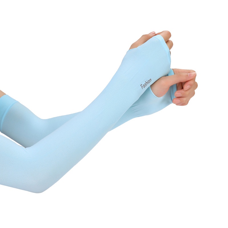 Gang tay chống nắng nữ , ống tay chống nắng nóng không xỏ ngón , chất liệu co dãn cao cấp , chống tia uv , chất liệu mát