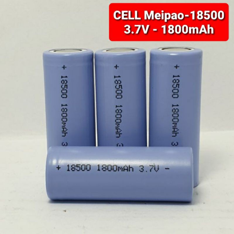 CELL PIN 18500 - 1600/1800mah - 3.7V DÙNG CHO THIẾT BỊ ĐIỆN TỬ