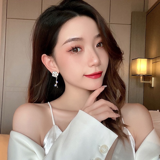 [Augustcloth | AugustJewelry] Bông tai/ Hoa tai cành hoa lớn