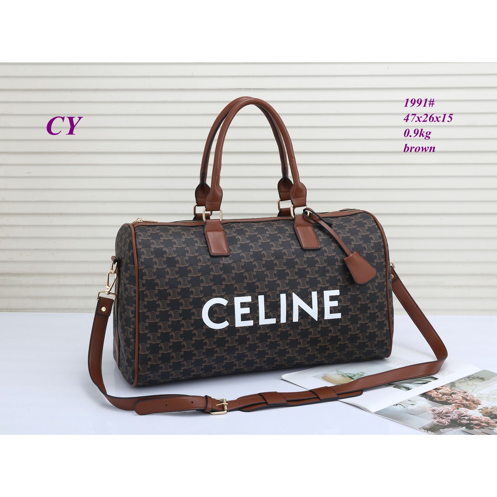 Celine Túi Xách Cyclone In Logo Hoa Kiểu Cổ Điển Cá Tính