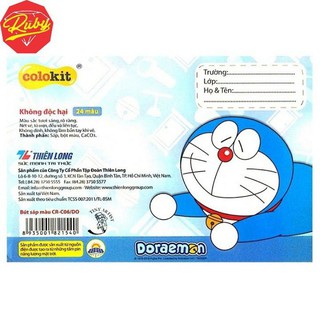 Bút sáp 24 màu Thiên Long CR-C06/DO