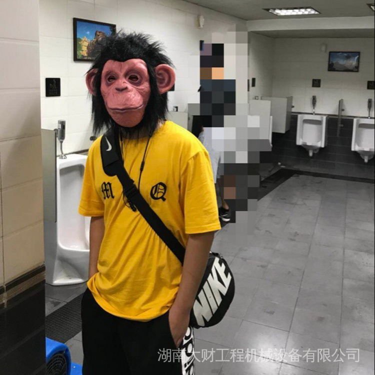 Mặt Nạ Hóa Trang Hình Đầu Chó Husky Vui Nhộn