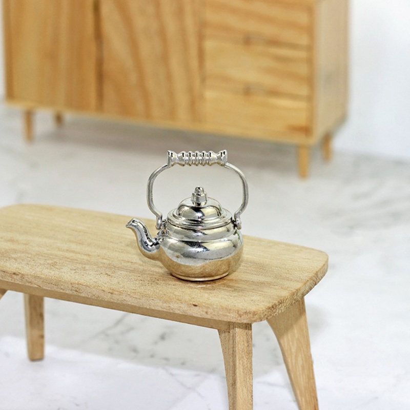 Nồi Nấu Ăn Có Nắp Đậy Dùng Để Trang Trí Nhà Búp Bê 1 / 12 / 1 /