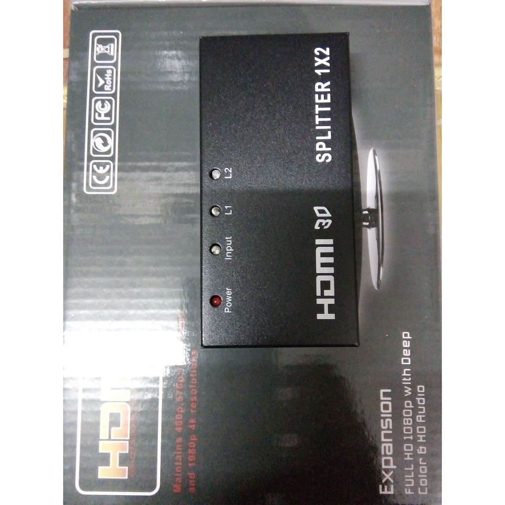 Bộ chia HDMI 1 ra 2 chuẩn 4k