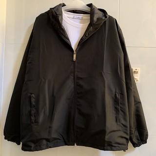 Áo Khoác Dù  Trơn 2 Lớp Túi Có Khóa From Rộng unisex Nam Nữ