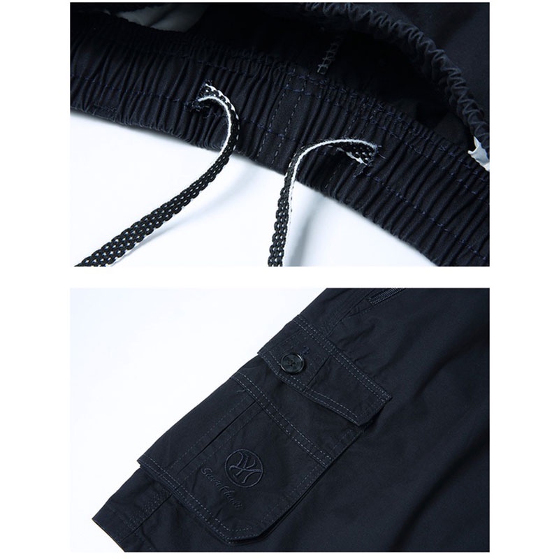 Quần short cotton ống rộng thời trang đi biển cho nam