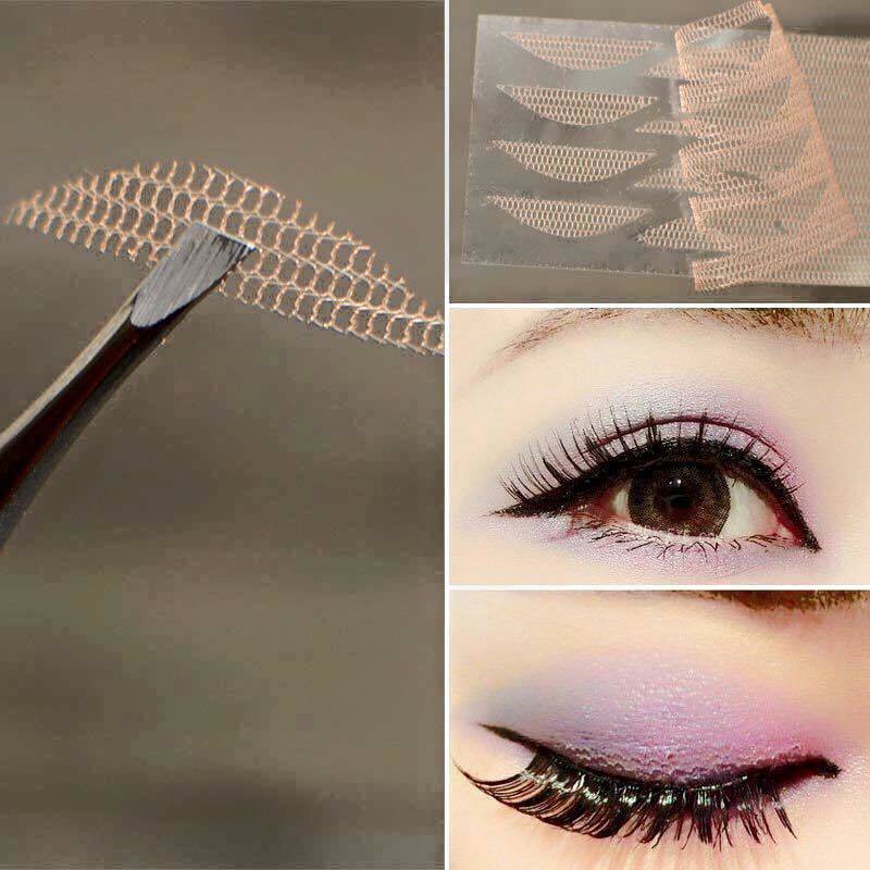 Dán Kích Mí Lưới 60 Miếng KELI Double Eyelid Stickers+ Keo Dán &amp; Nhíp