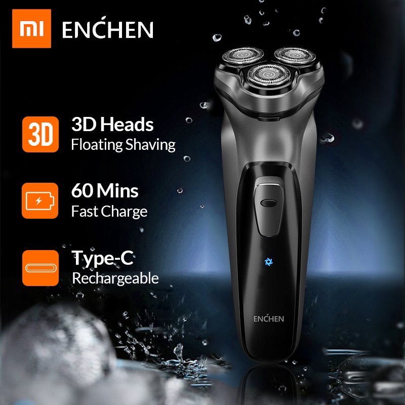 Máy cạo râu Xiaomi Enchen Blackstone / Blackstone 3 chống nước IPX7 pin sạc siêu bền