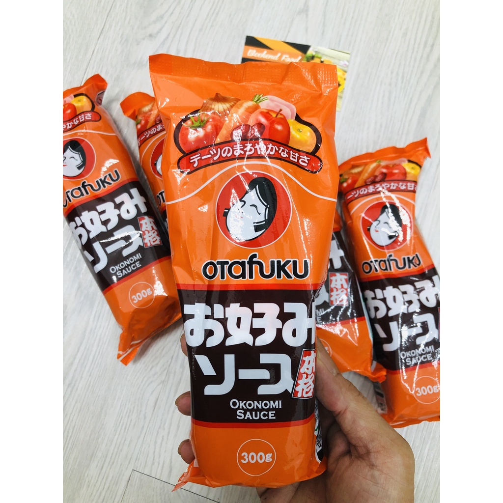 [HÀNG CHUẨN NHẬT] Sốt bánh xèo Okonomi Sauce Otafuku - Tuýp 300 ml tiện lợi