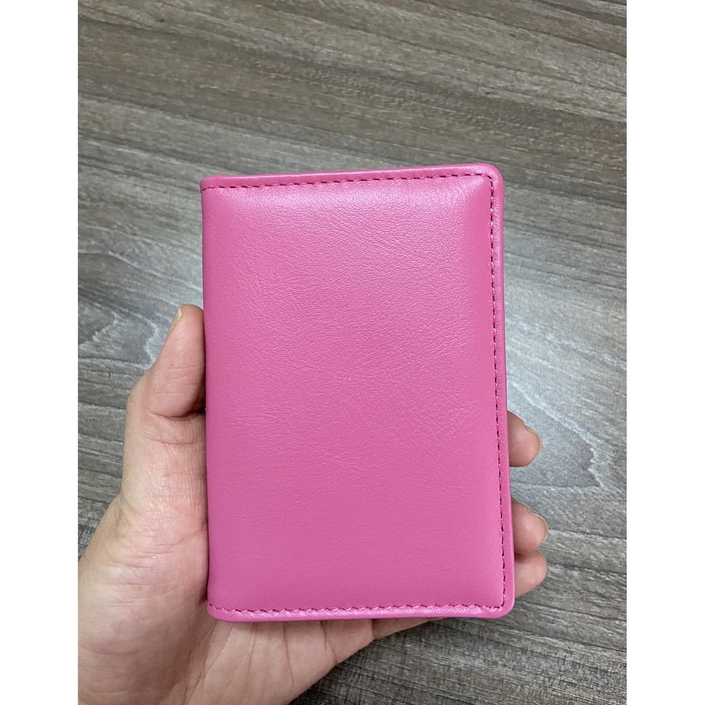 Ví Mini Da Bò Vicobi M1,Card holder nhỏ gọn bỏ túi cho nam nữ đựng thẻ ATM, tiền, GPLX cà vẹt bằng lái xe mới