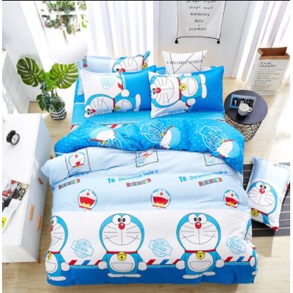 Ga Trải Giường Poly Cotton Mẫu Đẹp-mẫu doremon tem thư