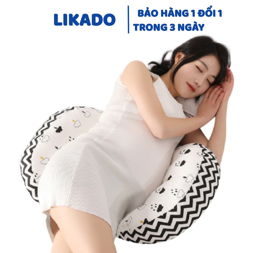 Gối ôm bà bầu cánh tiên cao cấp chống mỏi lưng LIKADO