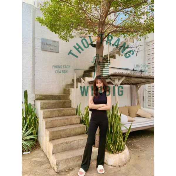 QUẦN ỐNG LOE LƯNG CAO, SIÊU HACK DÁNG