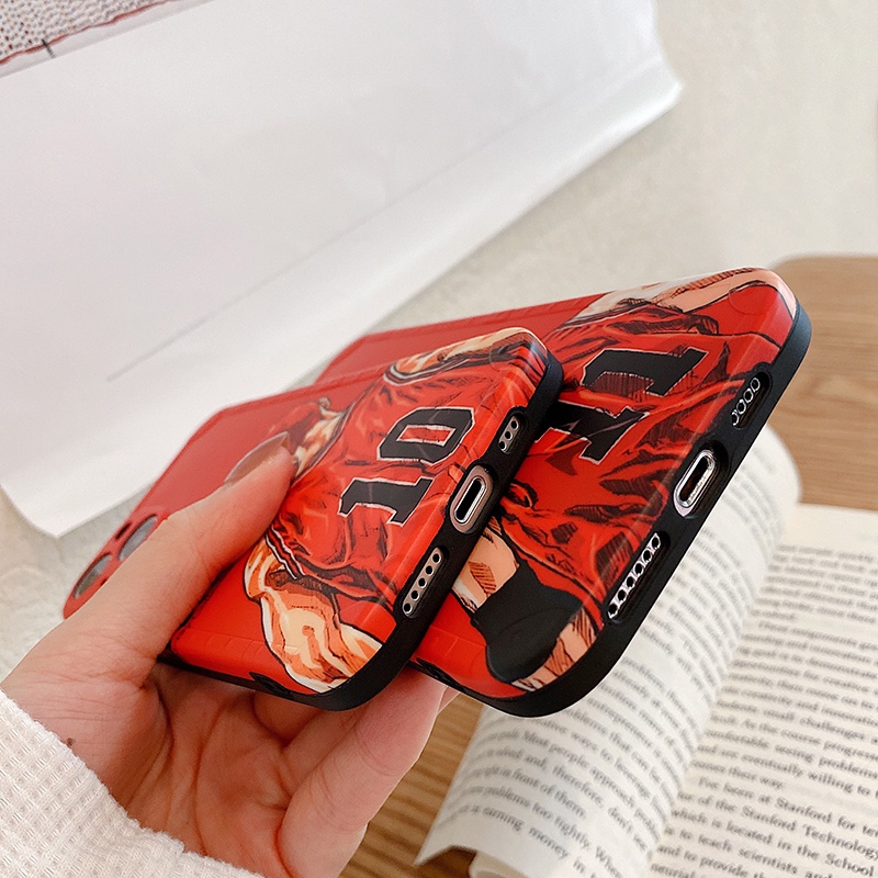 Ốp Điện Thoại Mềm In Hình SLAM DUNK Cho iPhone 14 Pro Max 13 11 12 Pro Max Xs Max XR