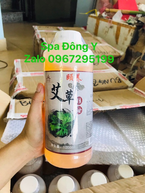 dầu massage body ngải cứu [LOẠI 1 TỐT NHẤT-CLIP THẬT] không bết dính chăm sóc vai cổ gáy 1000ml