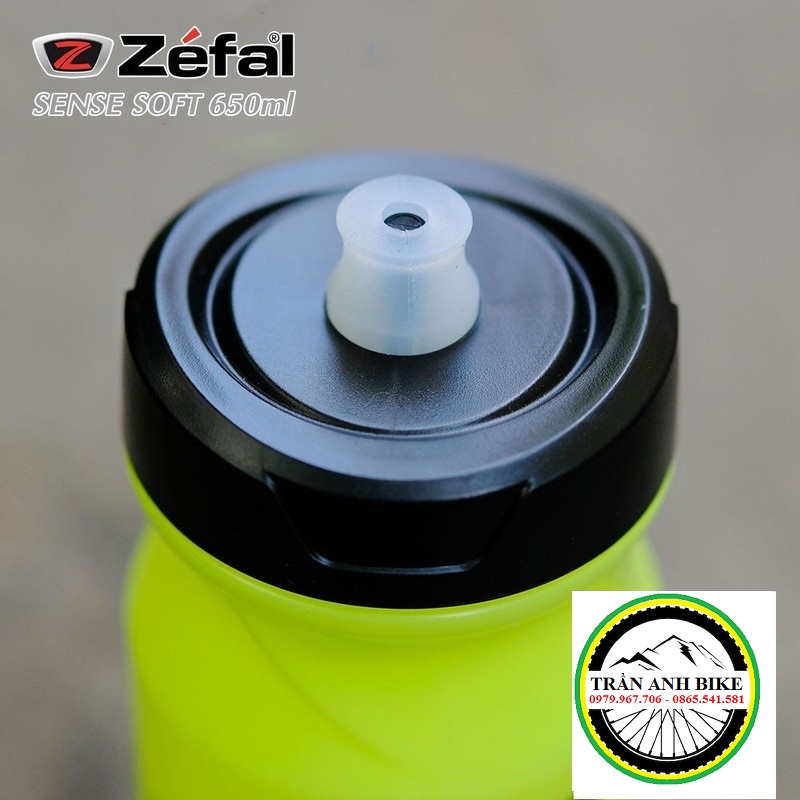 Bình nước xe đạp Zefal Sense Soft 650ml