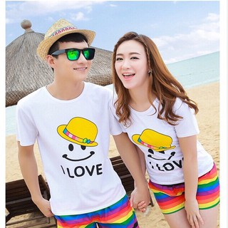 SET 02 Áo đôi in hình, in chữ theo yêu cầu
