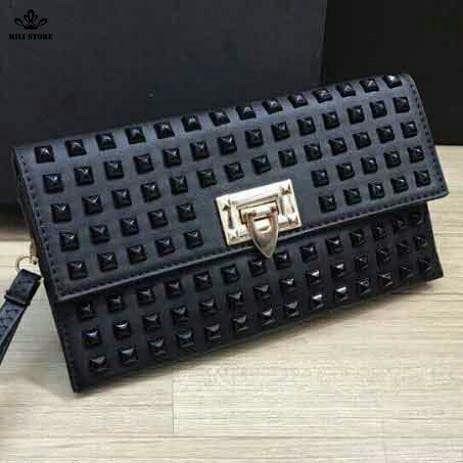 VÍ NỮ DÁNG DÀI NHIỀU NGĂN ĐỰNG TIỀN, THẺ KÈM DÂY ĐEO 59