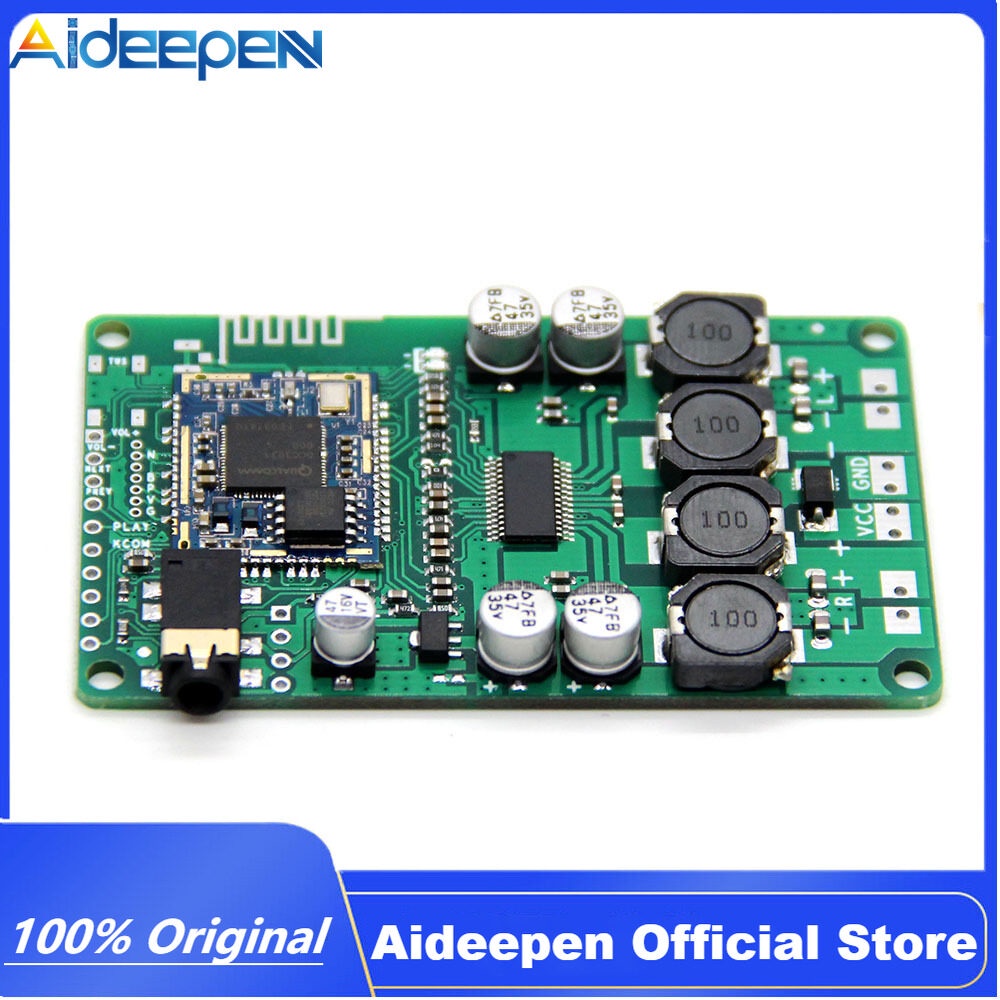 Bảng Mạch Khuếch Đại Âm Thanh Kết Nối Bluetooth 5.0 2x10W / 15W QCC3031 / QCC3034 Hỗ Trợ SBC / Ac / APTX / APTX / APTXLL / APTXHD