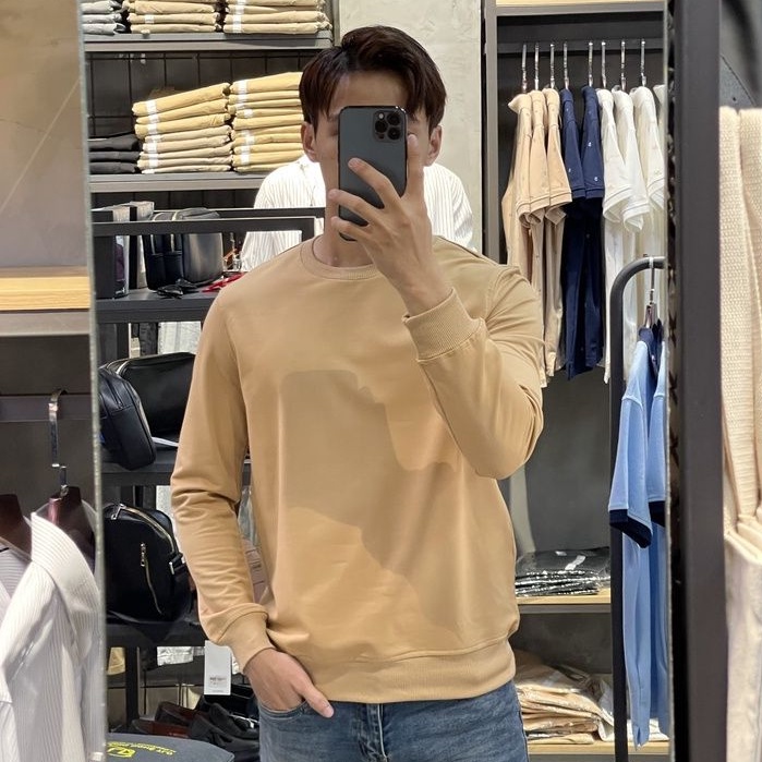 ÁO NỈ SWEATER DA CÁ ĐAN CHÉO | BigBuy360 - bigbuy360.vn