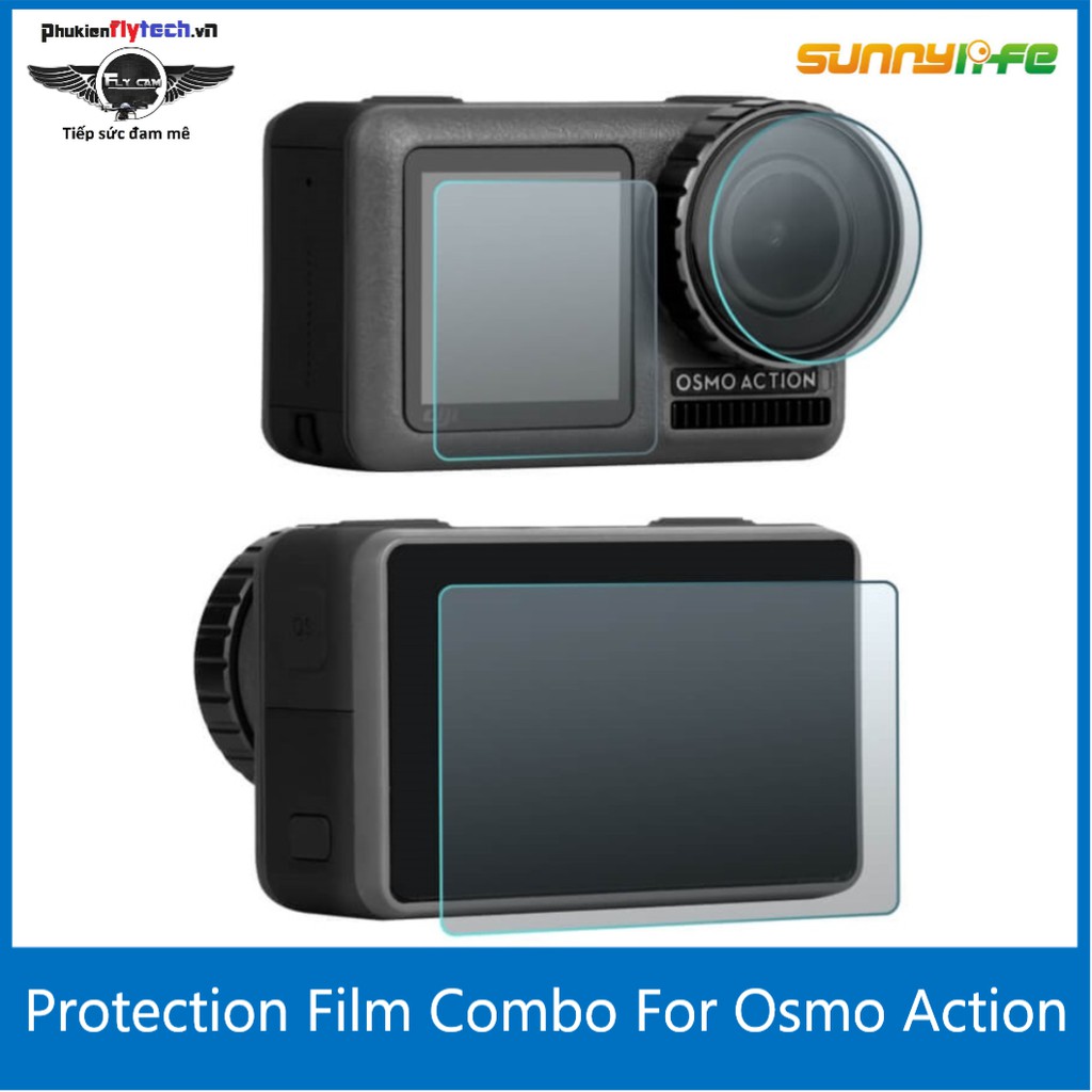 Bộ kính cường lực chống xước DJI Osmo Action - SunnyLife - Hàng chính hãng - Bảo vệ màn hình