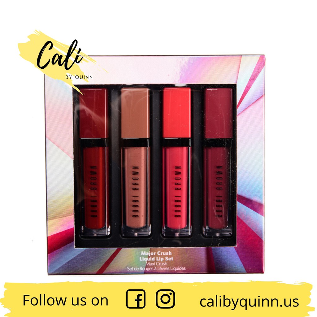 Son BOBBI BROWN Major Crush Liquid Lip Set