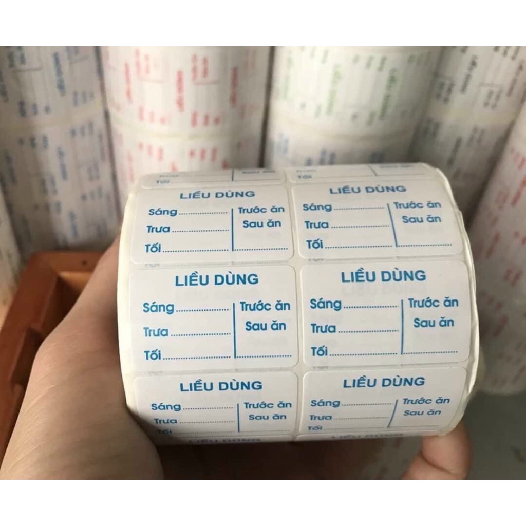 Combo tiết kiệm: 1 tem chia liều + 1 kệ gỗ