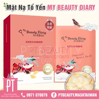 Mặt nạ My Beauty Diray Yến Đỏ dưỡng ẩm da hộp 8 miếng