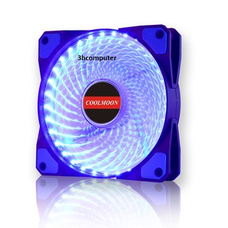 Quạt làm mát cho Case 12cm 33 bóng LED (xanh ) Coolmoon