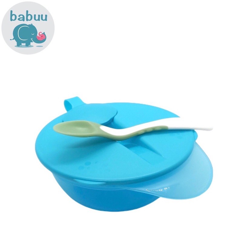 Bát Ăn Dặm Kèm Thìa Báo Nóng Babuu