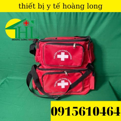 Túi Cứu Thương Màu Đỏ Cỡ Nhỏ 23x15x15cm - Túi Y Tế